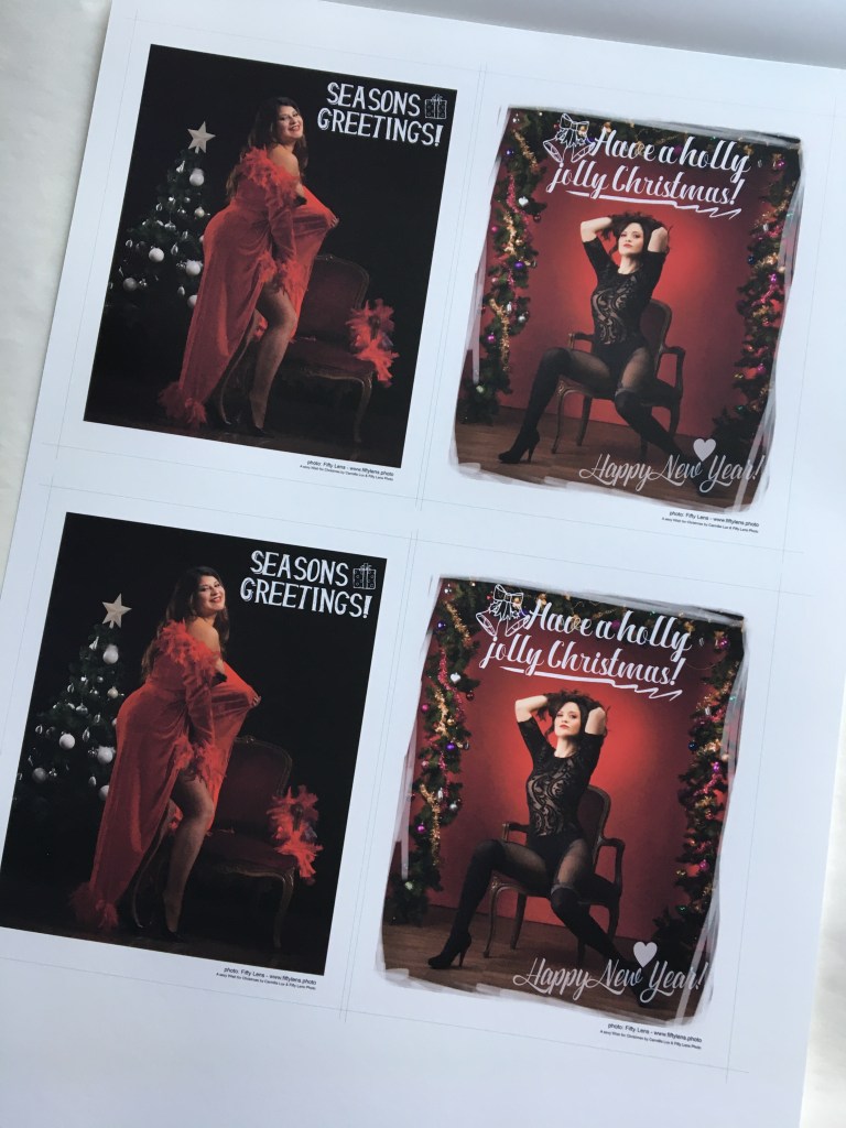 cartoline per a sexy wish for Christmas 